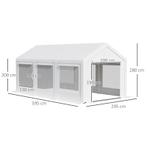 TRUUSK Paviljoen 6m X 3m Partytent Met Verwijderbare Zijwand, Tuin en Terras, Partytenten, Verzenden, Nieuw