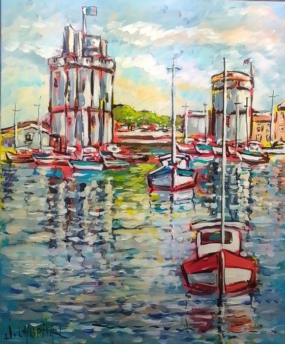 Joël Lhopital (XX-XXI) - La Rochelle, Antiek en Kunst, Kunst | Schilderijen | Klassiek