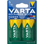 Varta Recharge Accu Power Oplaadbare Batterijen D 3000mAh 2, Nieuw, Verzenden