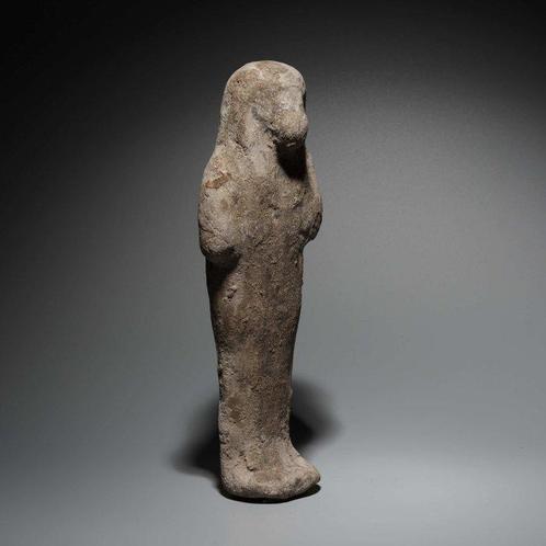 Oud-Egyptisch Terracotta Ushabti. Nieuwe Rijk, 19e - 20e, Verzamelen, Mineralen en Fossielen