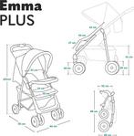 Lionelo Emma Plus - Buggy - lichte - 5-punts gordel -, Verzenden, Zo goed als nieuw