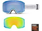 Sinner BOREAS skibril - Wit - Sintrast® Lens, Verzenden, Zo goed als nieuw