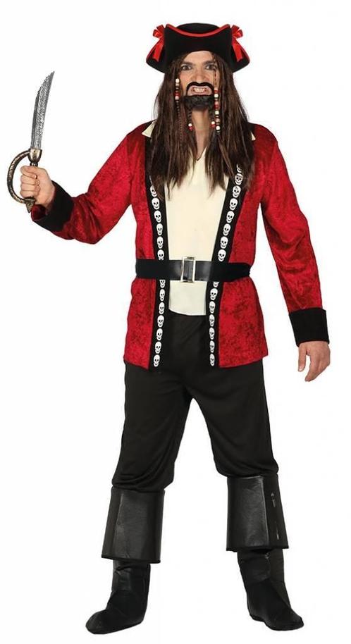 Piraat Kostuum Heren Schedels, Kleding | Heren, Carnavalskleding en Feestkleding, Nieuw, Verzenden