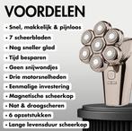 2dekans | 6-in-1 Scheerapparaat Mannen + Extra Scheerkop –, Ophalen of Verzenden, Zo goed als nieuw