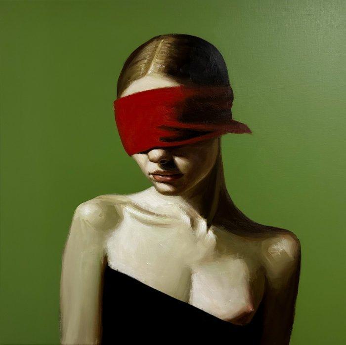 Houessou Koffins Bryan (1999) - Élégance aveugle, Antiek en Kunst, Kunst | Schilderijen | Modern