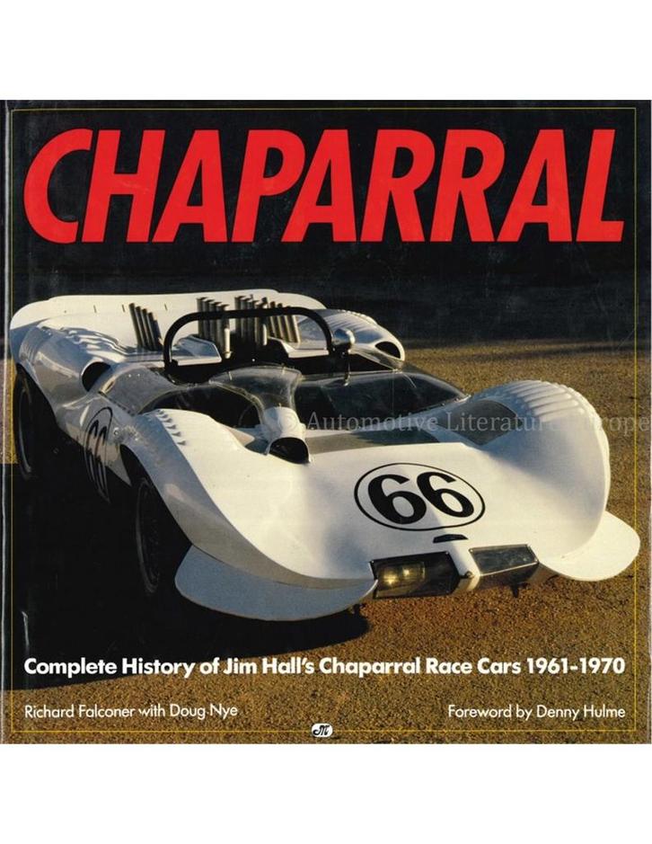 CHAPARRAL, COMPLETE HISTORY OF JIM HALLS CHAPARRAL RACE, Boeken, Auto's | Boeken