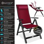 Tuinstoel - bordeaux rood met zwart - armleuning -, Tuin en Terras, Tuinsets en Loungesets, Verzenden, Nieuw
