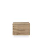 Seville Badmeubelset 80 cm - Wastafel Blad Natuur Eiken Edge, Ophalen of Verzenden, Nieuw