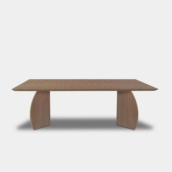 Tafel Rechthoekig Eikenhout  Driehoek  300x100, Huis en Inrichting, Tafels | Eettafels