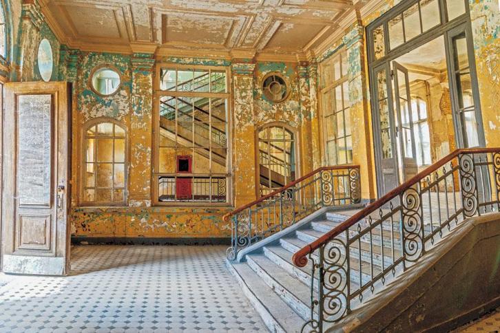 Glasschilderij Trappenhuis | Ter Halle | 501, Huis en Inrichting, Woonaccessoires | Overige, Nieuw, Ophalen of Verzenden