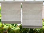 Vouwgordijn HDPE voor buiten 98x240cm Sahara Sand, Nieuw