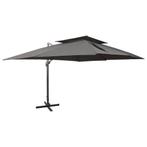 Zweefparasol 400x300 Antraciet - Retourdeal - 64% Korting!, Ophalen of Verzenden, Nieuw, 3 tot 4 meter, Zweefparasol