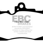 EBC 07-08 Lexus GS350 3.5 RWD Yellowstuff Front Brake Pads -, Ophalen of Verzenden, Nieuw