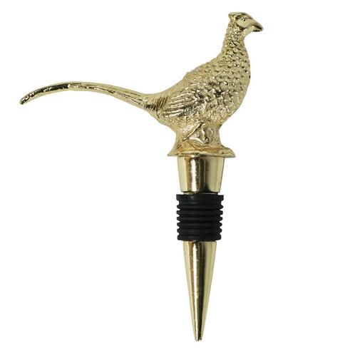 wijnstopper fazant champagne goud 8,5X8,5X8cm, Huis en Inrichting, Woonaccessoires | Overige, Verzenden