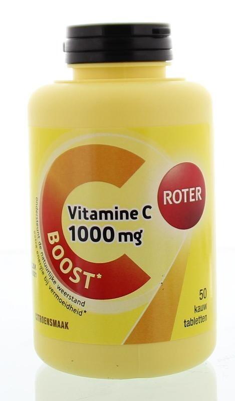 Roter Vitamine C 1000 mg - 50 kauwtabletten, Diversen, Verpleegmiddelen, Nieuw, Verzenden