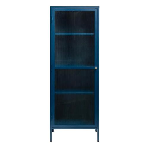 *WOONWINKEL* Smalle Wandkast Blauw, Huis en Inrichting, Kasten | Wandmeubels, Nieuw, Verzenden