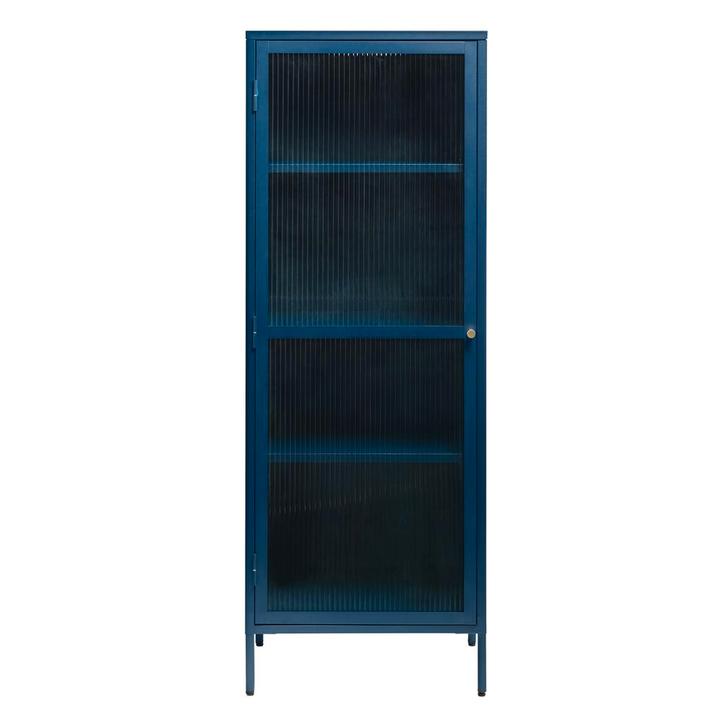 *WOONWINKEL* Smalle Wandkast Blauw, Huis en Inrichting, Kasten | Wandmeubels, Nieuw, Verzenden