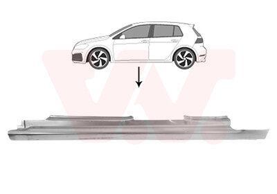 VW Golf 7 dorpen links Snijdeel 5G4809051 5G4809051B, Auto-onderdelen, Carrosserie en Plaatwerk, Verzenden