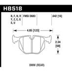 Hawk 01-06 BMW 330 / 97-01 740I / 96-01 750IL / 03-06 BMW M3, Ophalen of Verzenden, Nieuw