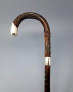 Carved Wandelstok - .925 zilver - 1908 - Zwarte Woud-stijl