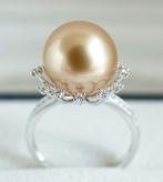 Ring - 18 kt. witgoud - 24K gouden verzadiging, rond, 12,45, Nieuw