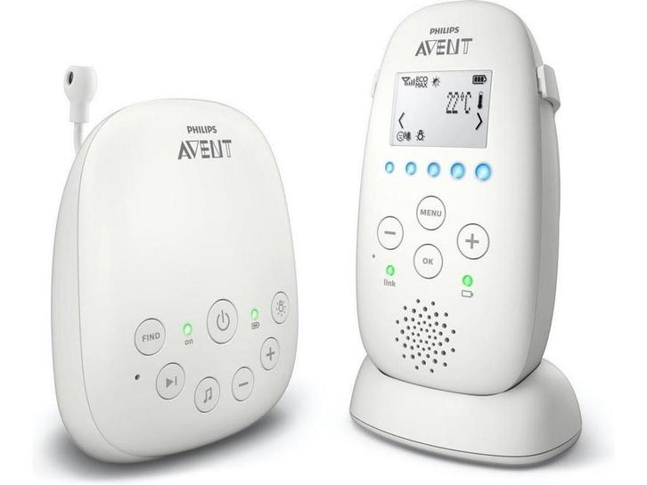 Philips Avent SCD723/26 - DECT Babyfoon - Temperatuursensor, Kinderen en Baby's, Babyfoons, Zo goed als nieuw, Verzenden