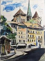 Pascual Roch Minué (Valencia, 1896 - 1977) - Paisaje urbano