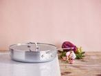 2dekans | Mauviel 1830 - Hapjespan met Deksel Ø 28 cm, Huis en Inrichting, Keuken | Potten en Pannen, Ophalen of Verzenden, Zo goed als nieuw