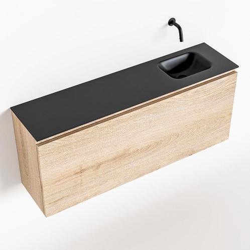 MONDIAZ OLAN 120cm toiletmeubel washed_oak. LEX wastafel, Doe-het-zelf en Verbouw, Sanitair, Bad, Nieuw, Ophalen of Verzenden