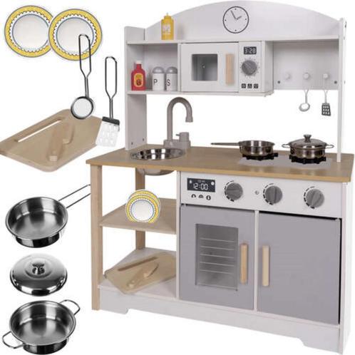 Kruzzel XL Houten Keuken - De Droomkeuken voor Jonge Chefs, Kinderen en Baby's, Speelgoed | Overig, Nieuw, Ophalen of Verzenden