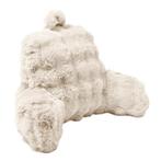Comfortabel rugkussen Pom Pom Fur - crème-wit - 34 x 50 cm, Huis en Inrichting, Verzenden, Nieuw