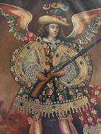 Cuzco School - Archangel St Miguel Charging an Arquebus - 42