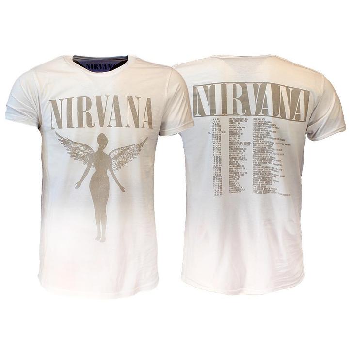 Nirvana In Utero Tour T-Shirt - Officiële Merchandise, Kleding | Heren, T-shirts, Verzenden