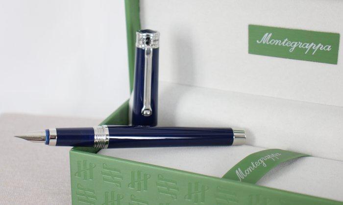 Montegrappa - Parola Navy Blue Fountain Pen - Vulpen, Verzamelen, Pennenverzamelingen