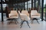 4x design eetkamerstoel Mango met draai in stof van Gealux