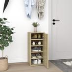 vidaXL Schoenenkast 32x35x70 cm spaanplaat sonoma, Huis en Inrichting, Verzenden, Nieuw