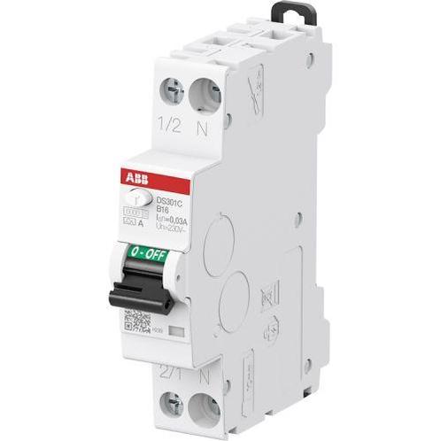 ABB Aardlekautomaat C16 1P+N 30mA 1 module, Doe-het-zelf en Verbouw, Elektra en Kabels, Nieuw, Ophalen of Verzenden
