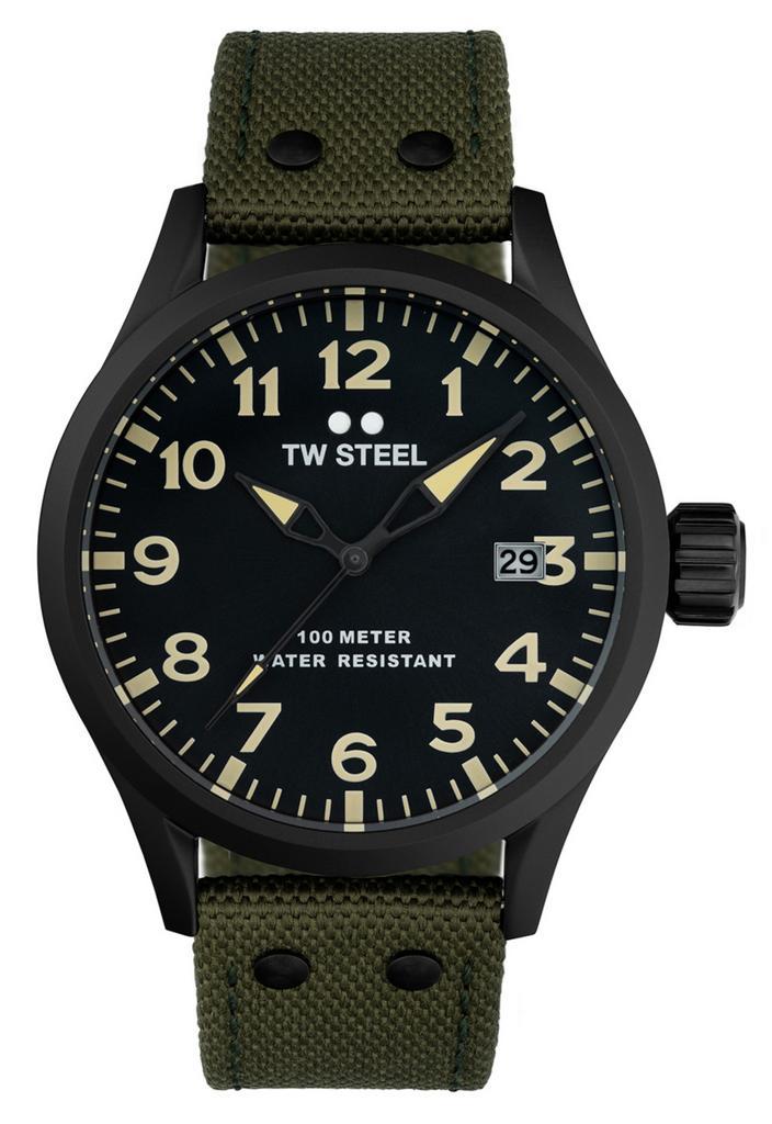 TW Steel VS102 Volante  horloge 45 mm, Sieraden, Tassen en Uiterlijk, Horloges | Heren, Polshorloge, Nieuw, Overige merken, Staal