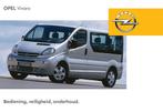 Opel Vivaro Handleiding 2001 - 2006