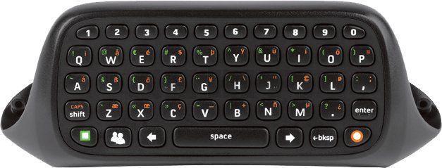 Microsoft Xbox 360 Chatpad Zwart-Excl. Headset (Xbox 360), Computers en Software, Toetsenborden, Zo goed als nieuw, Ophalen of Verzenden