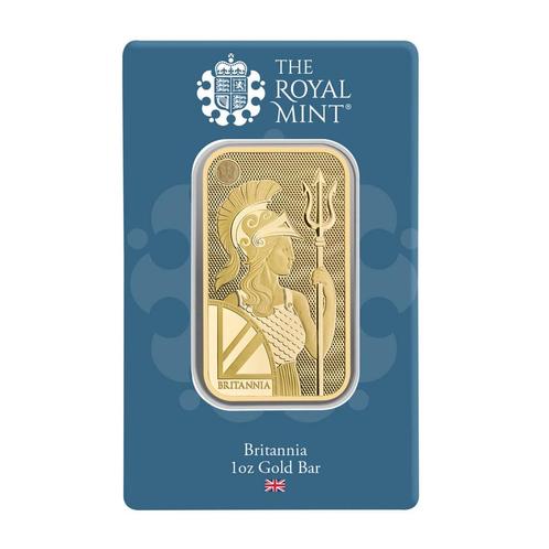 1 oz goudbaar Royal Mint - Britannia  (met certificaat), Postzegels en Munten, Edelmetalen en Baren, Goud, Verzenden