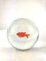 sculptuur, Acquario Sfera Pesce Rosso - 10 cm - Glas