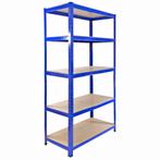 T-Rax Stellingkast - 90 cm x 45 cm x 180 cm - Blauw - 100%, Zakelijke goederen, Verzenden
