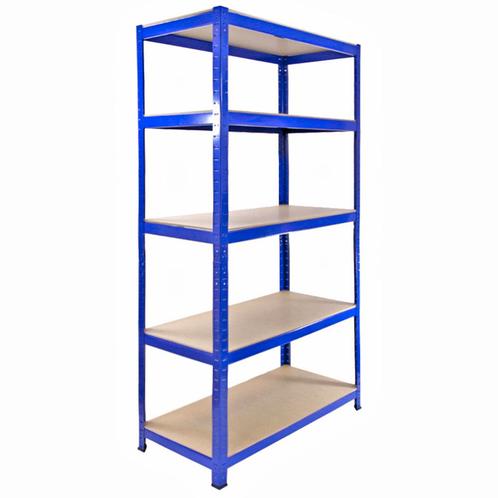 T-Rax Stellingkast - 90 cm x 45 cm x 180 cm - Blauw - 100%, Zakelijke goederen, Kantoor en Winkelinrichting | Magazijn, Stelling en Opslag