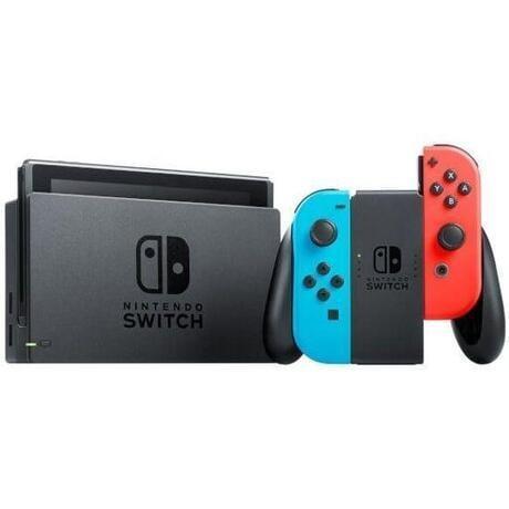 Nintendo Switch Console Set Blauw / Rood V1 - Unpatched (..., Spelcomputers en Games, Spelcomputers | Nintendo Switch, Zo goed als nieuw