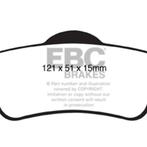 EBC 11+ Chevrolet Caprice 3.6 Redstuff Rear Brake Pads -, Ophalen of Verzenden, Nieuw