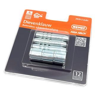 Dievenklauw raam | Nemef | 3 stuks (SKG**, PKVW), Doe-het-zelf en Verbouw, Hang- en Sluitwerk, Nieuw, Verzenden