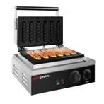 GGM Gastro | Wafelijzer / Corn Dog Maker - Enkel - Handmatig, Verzenden, Nieuw in verpakking, Overige typen