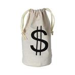 Geldzakje dollar 16 x 23 cm - Verkleedaccessoires over, Ophalen of Verzenden, Nieuw