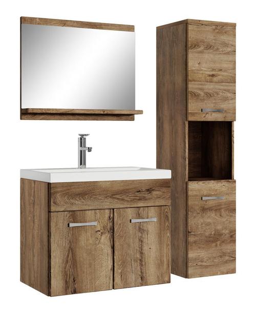 Badkamermeubel set Montreal 60cm - Diverse kleuren, Huis en Inrichting, Badkamer | Badkamermeubels, 25 tot 50 cm, Nieuw, Wasbak of Wastafel